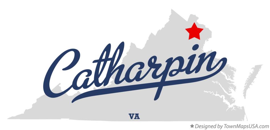Map of Catharpin Virginia VA