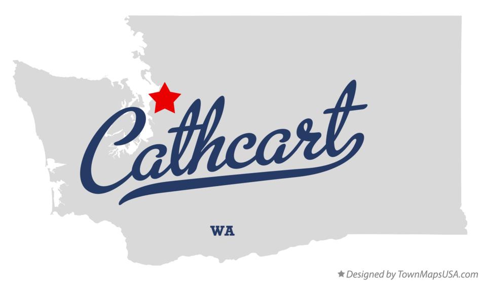 Map of Cathcart Washington WA