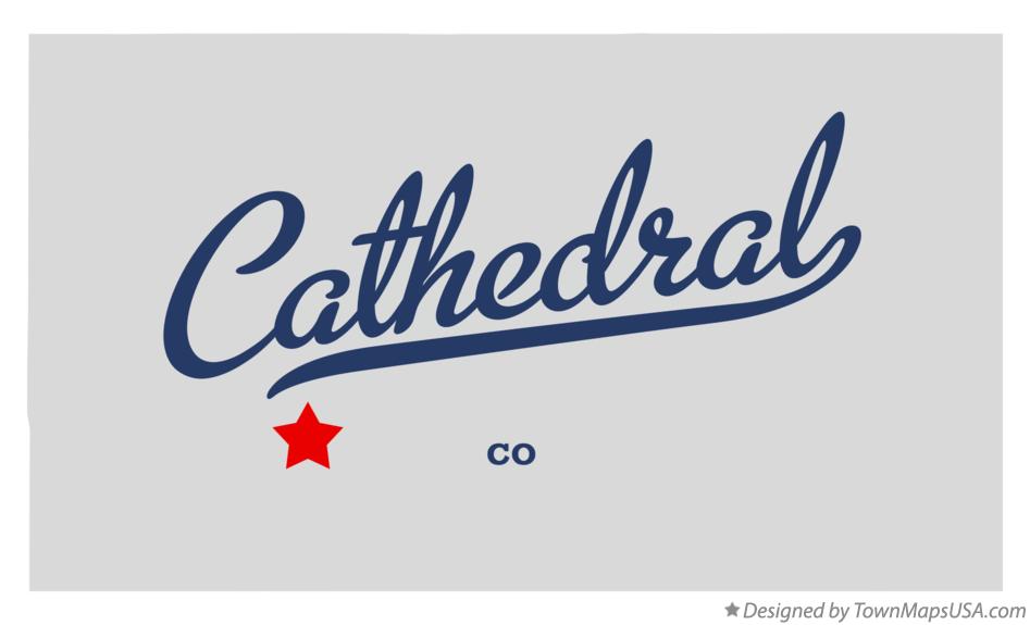 Map of Cathedral Colorado CO