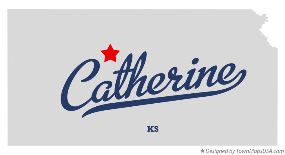 Map of Catherine Kansas KS