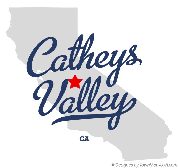 Map of Catheys Valley California CA