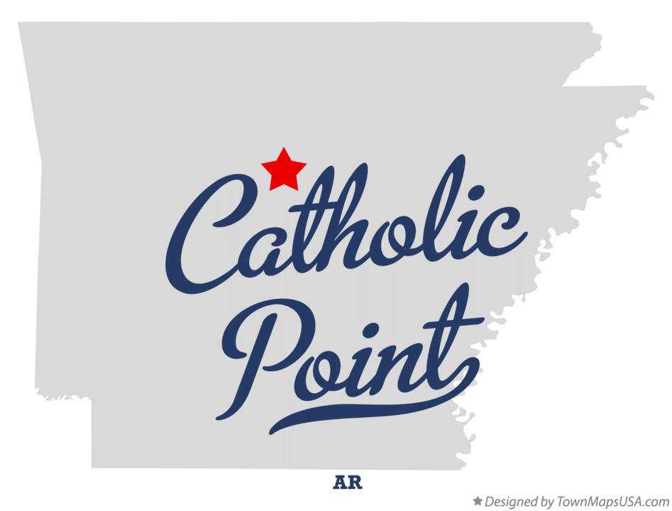 Map of Catholic Point Arkansas AR