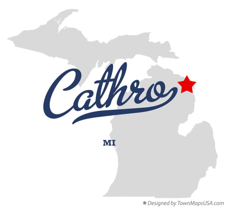 Map of Cathro Michigan MI