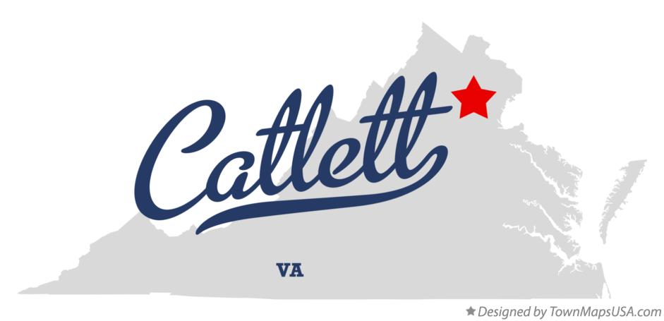 Map of Catlett Virginia VA