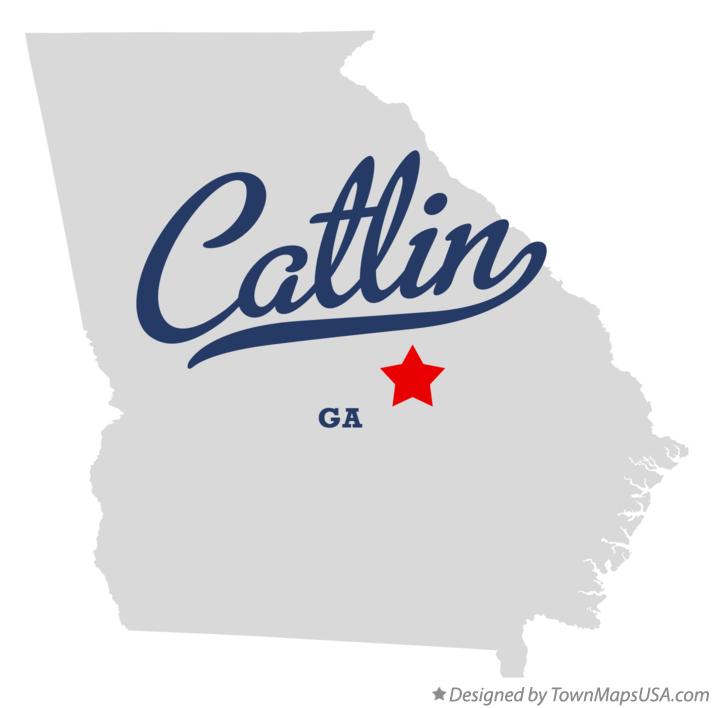Map of Catlin Georgia GA