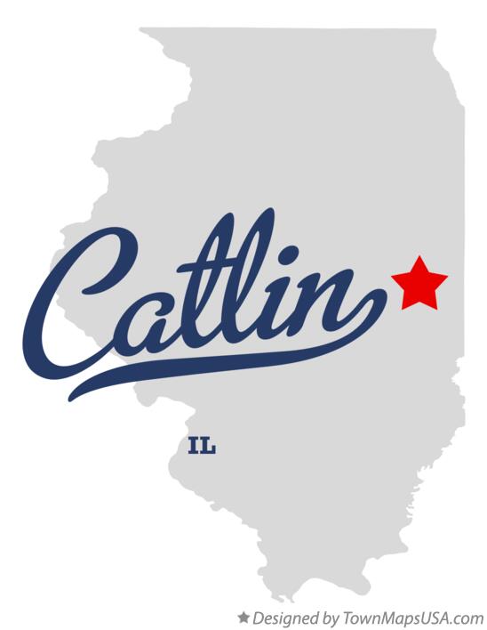 Map of Catlin Illinois IL