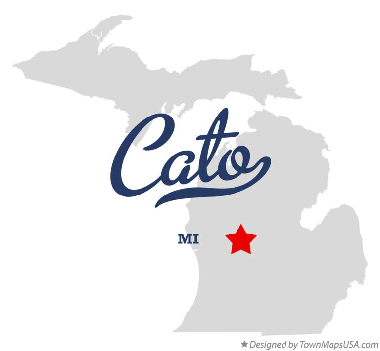 Map of Cato Michigan MI