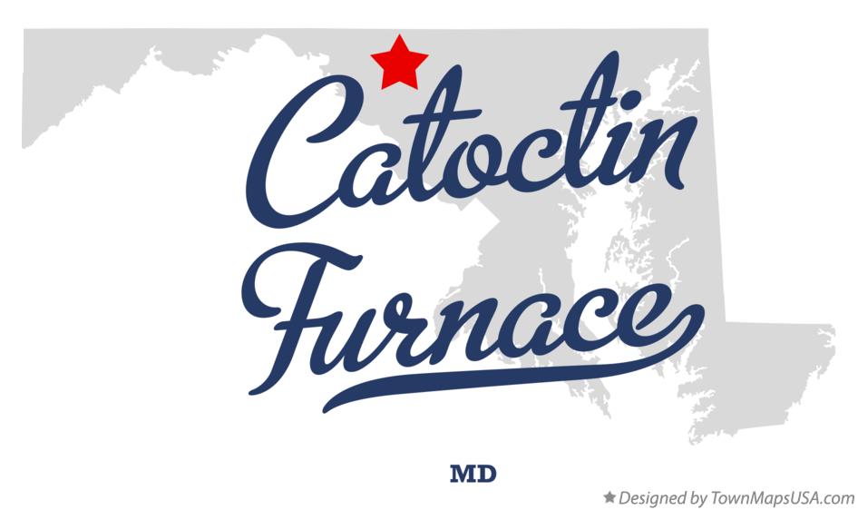 Map of Catoctin Furnace Maryland MD