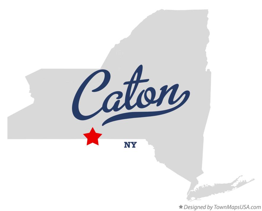 Map of Caton New York NY