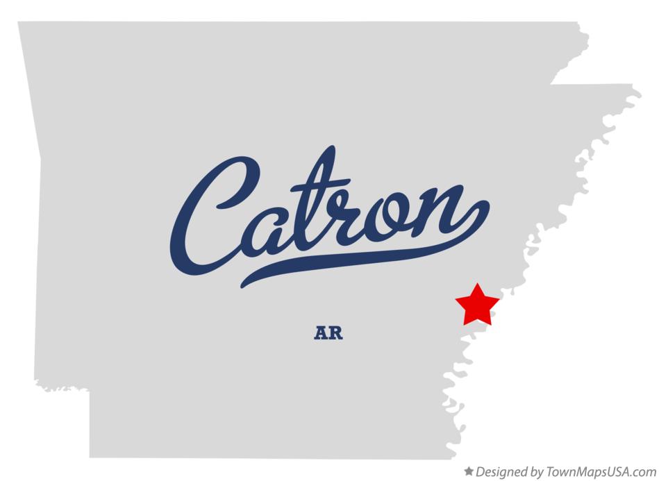 Map of Catron Arkansas AR