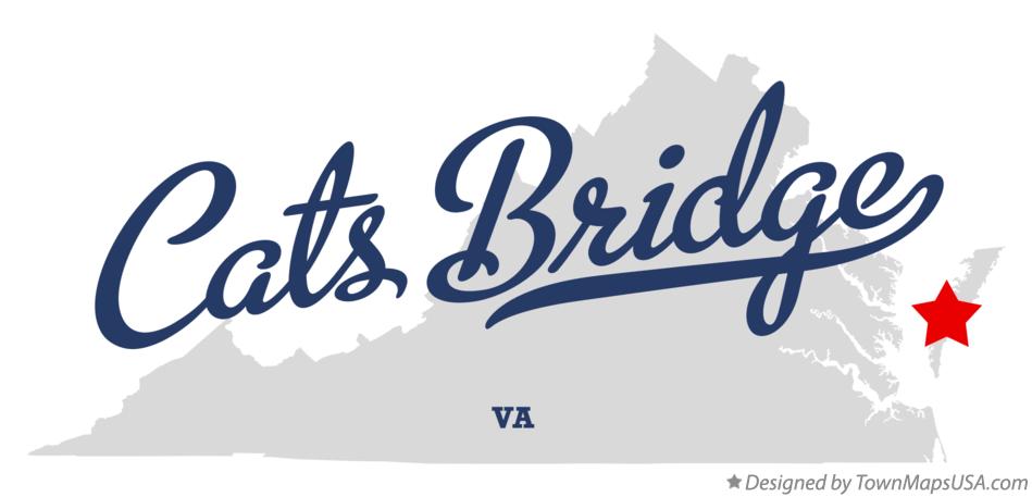 Map of Cats Bridge Virginia VA