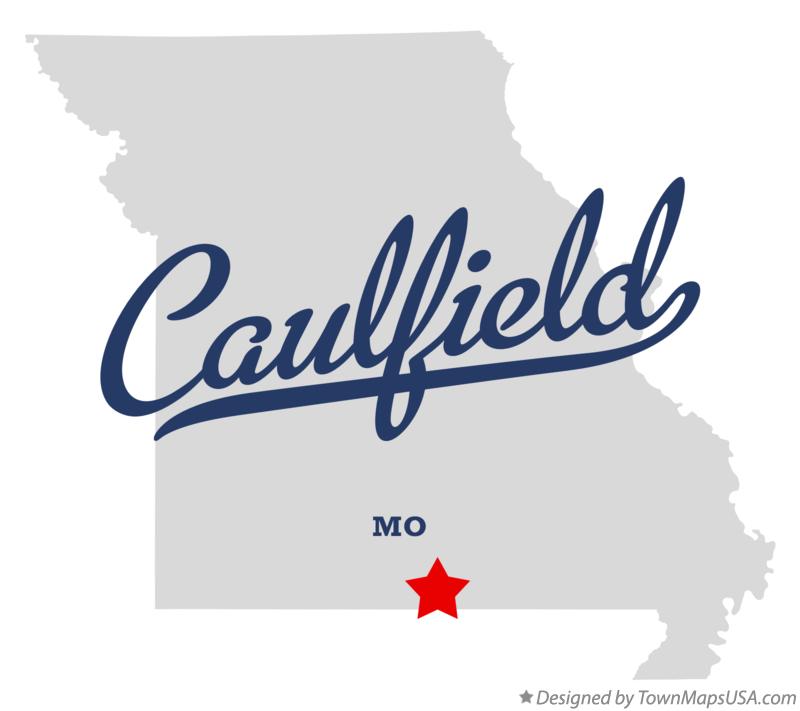 Map of Caulfield Missouri MO