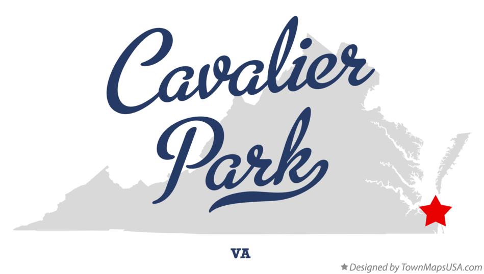 Map of Cavalier Park Virginia VA
