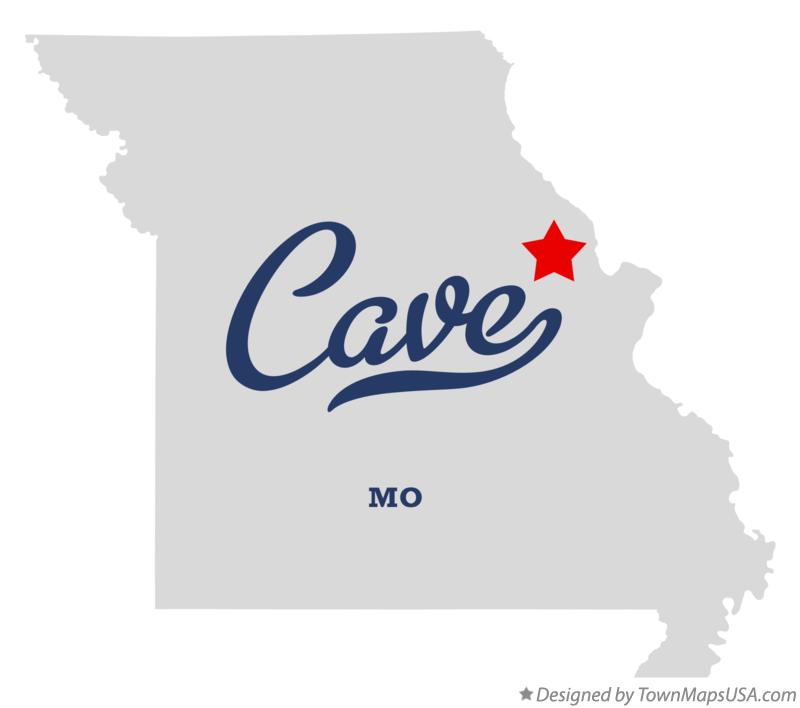 Map of Cave Missouri MO