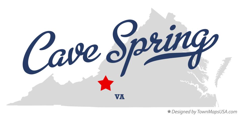 Map of Cave Spring Virginia VA