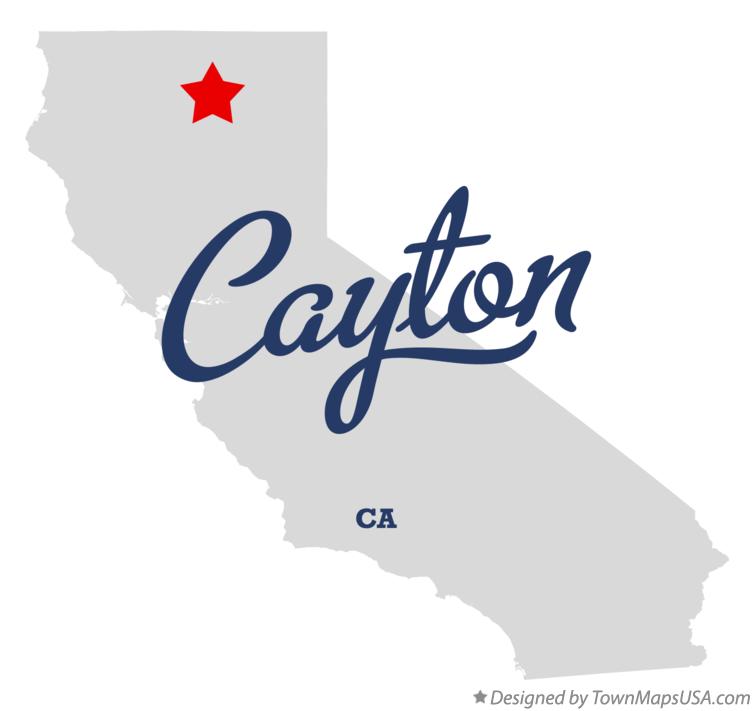Map of Cayton California CA