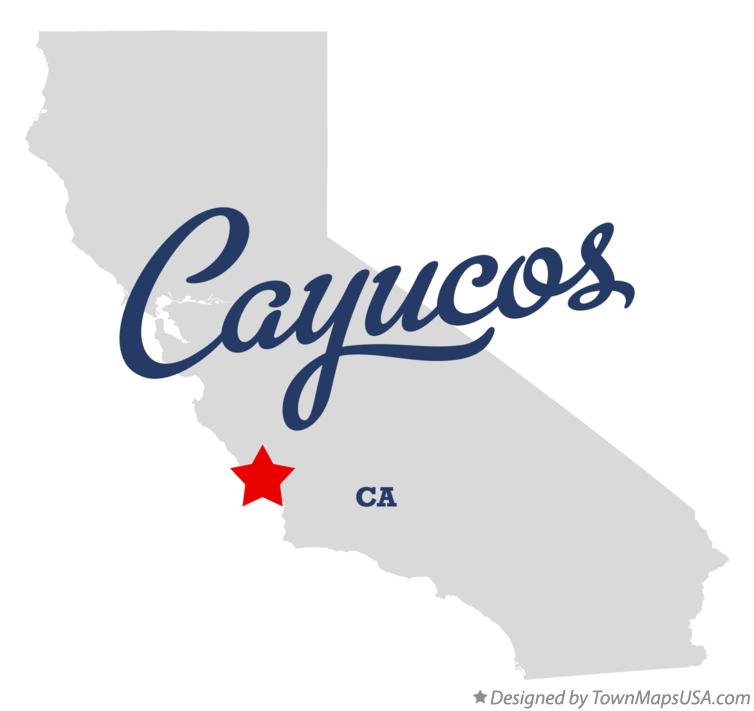 Map of Cayucos California CA