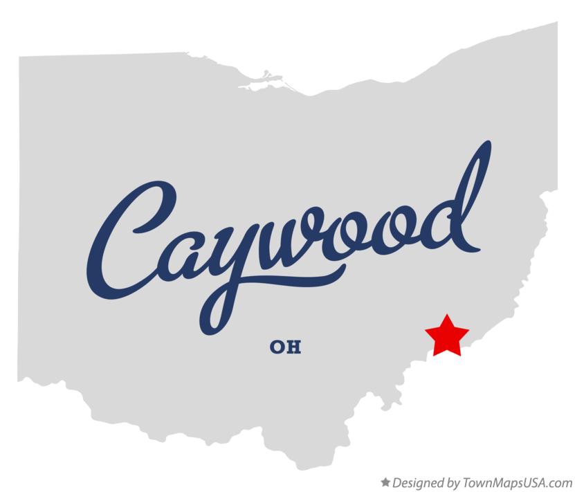 Map of Caywood Ohio OH