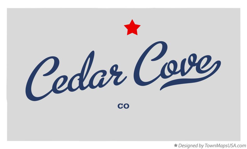 Map of Cedar Cove Colorado CO