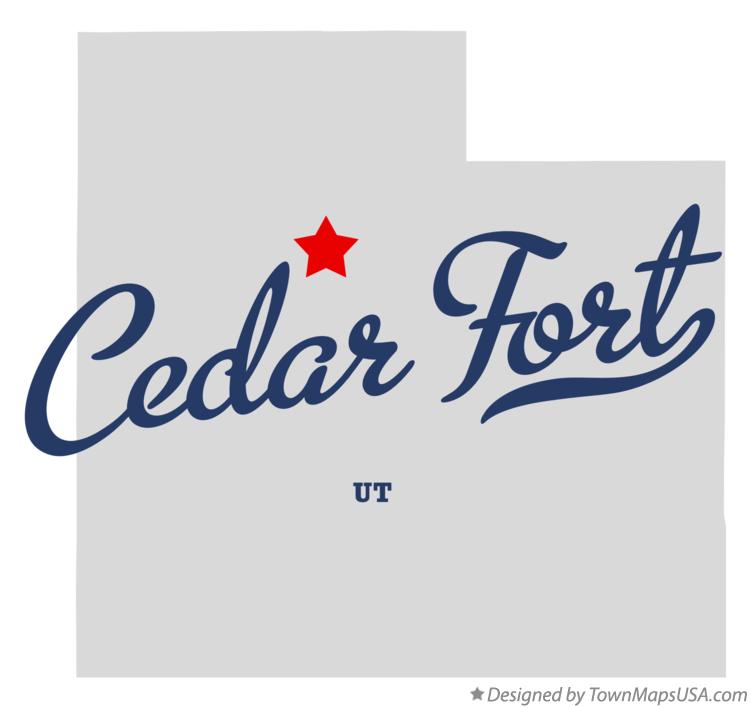 Map of Cedar Fort Utah UT