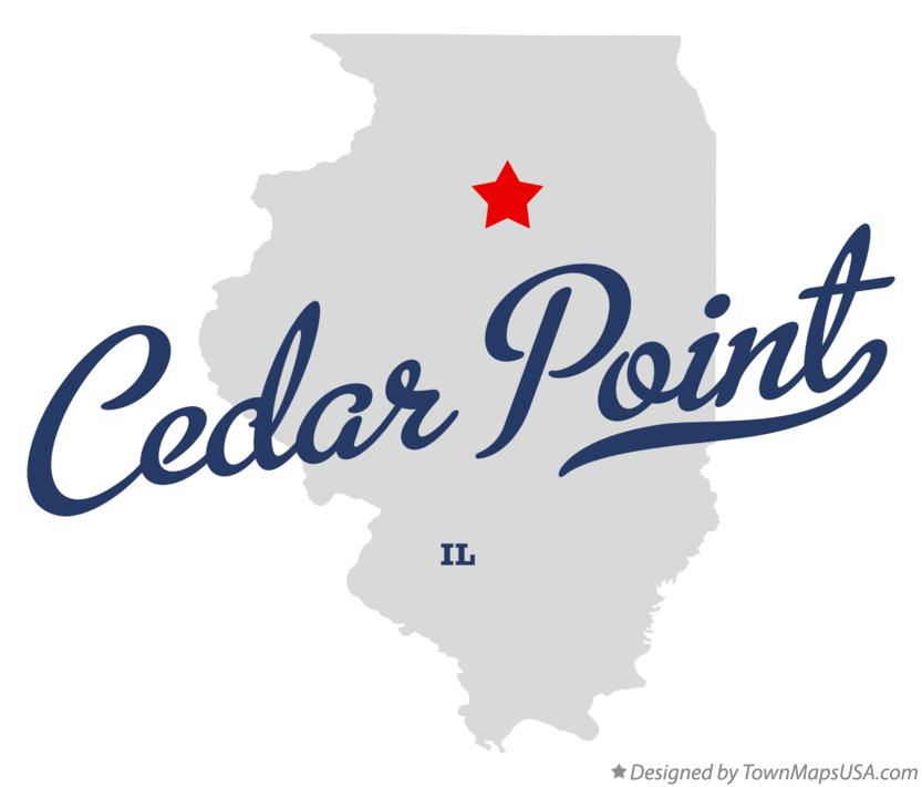 Map of Cedar Point Illinois IL