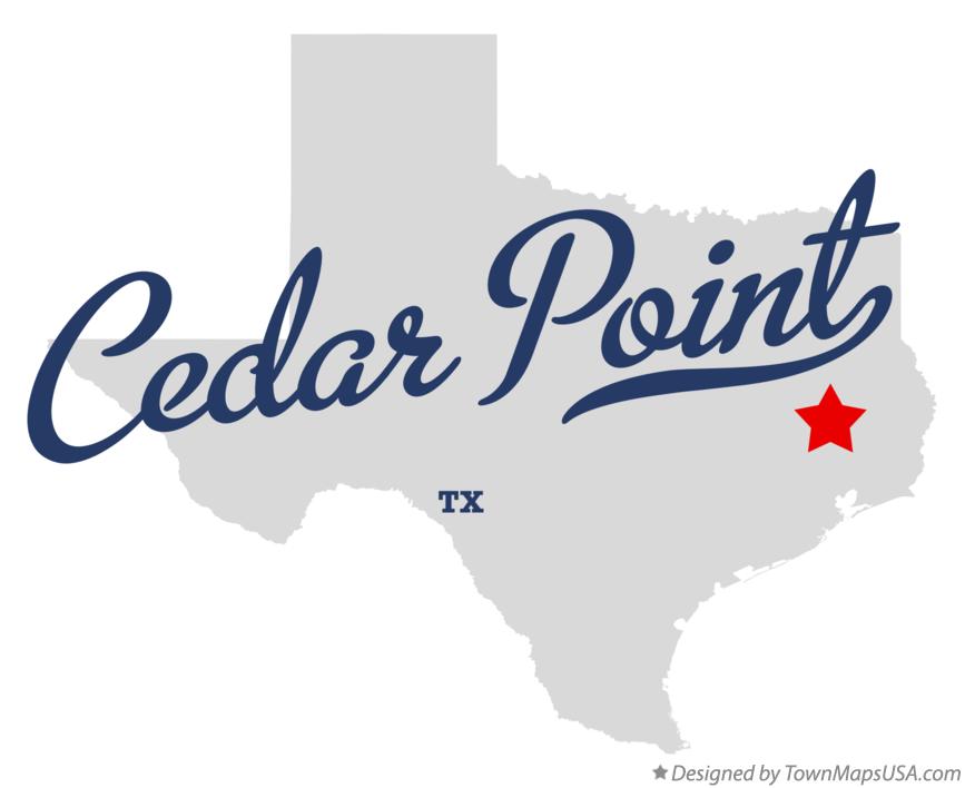 Map of Cedar Point Texas TX