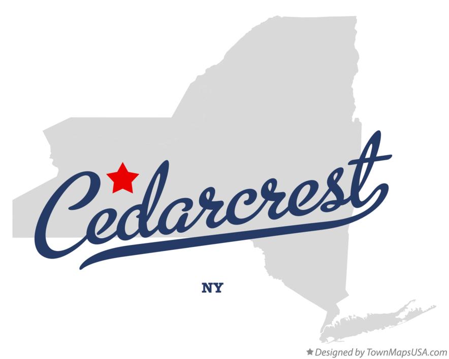 Map of Cedarcrest New York NY