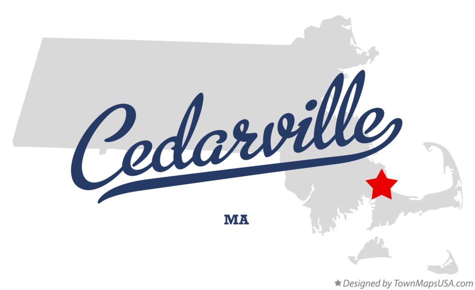 Map of Cedarville Massachusetts MA