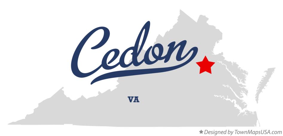 Map of Cedon Virginia VA