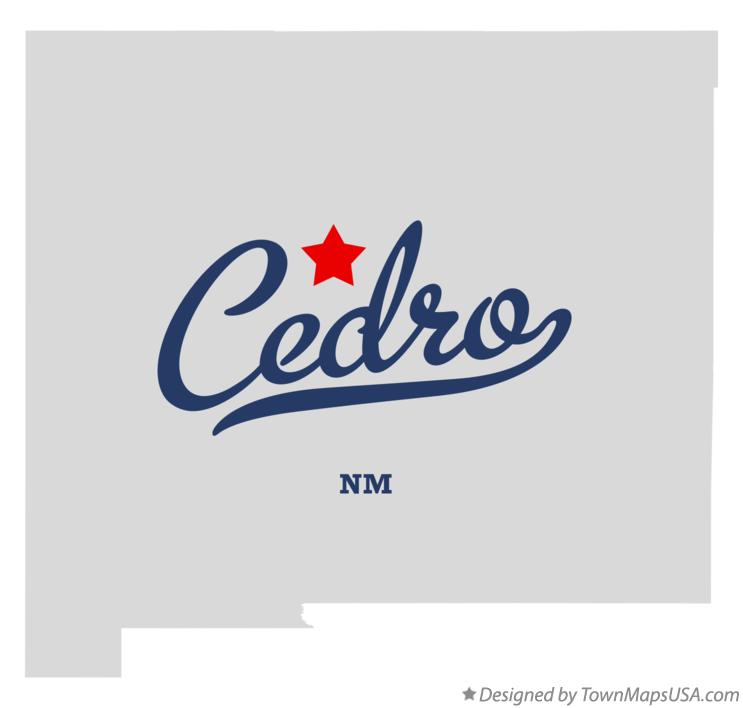 Map of Cedro New Mexico NM