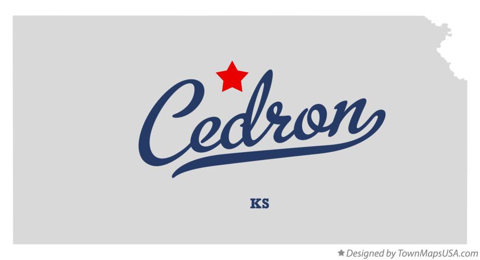 Map of Cedron Kansas KS