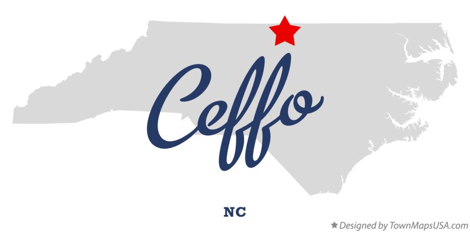 Map of Ceffo North Carolina NC