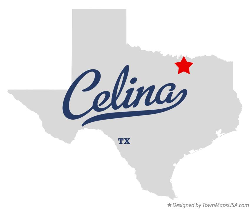 Map of Celina Texas TX