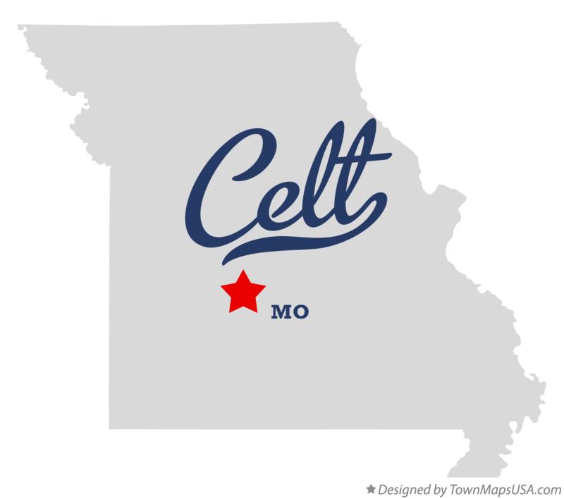Map of Celt Missouri MO