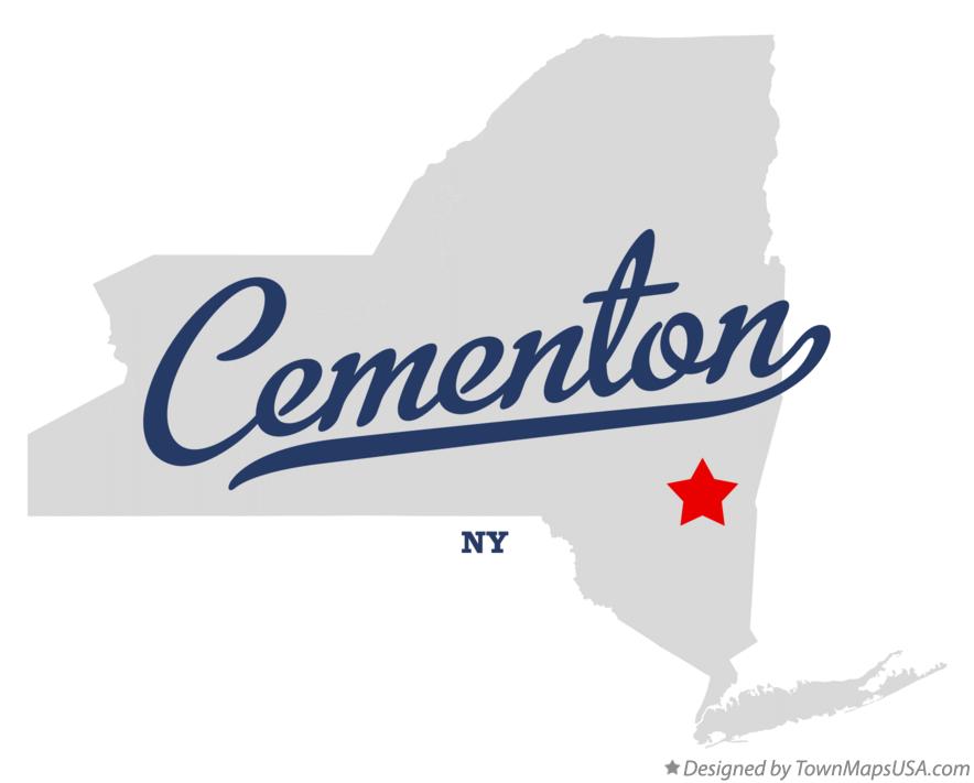 Map of Cementon New York NY