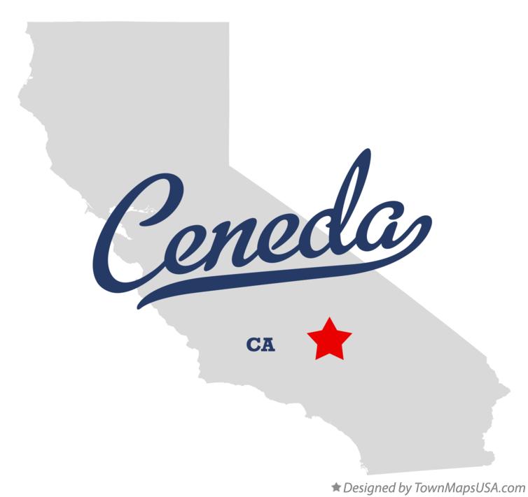 Map of Ceneda California CA