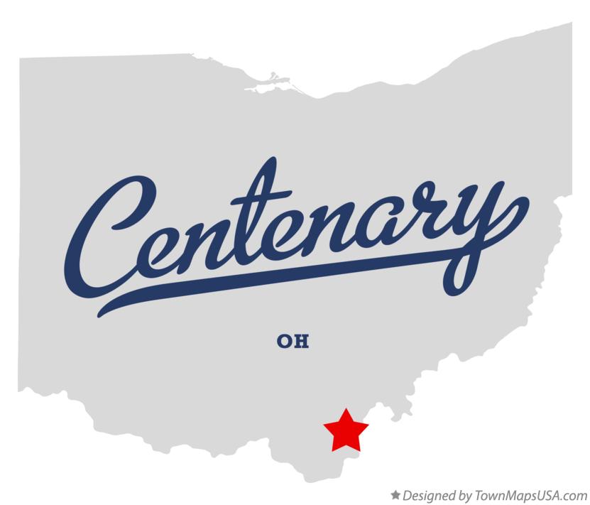 Map of Centenary Ohio OH