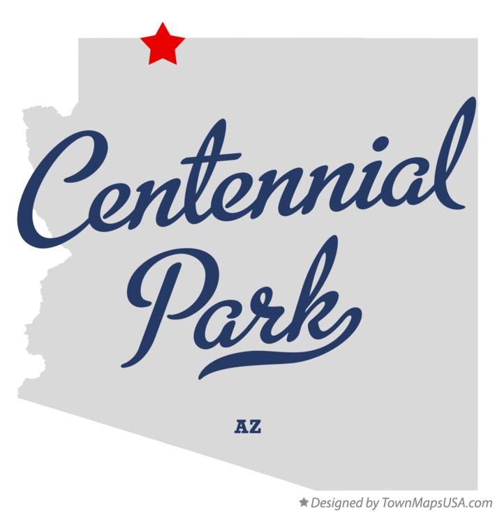 Map of Centennial Park Arizona AZ