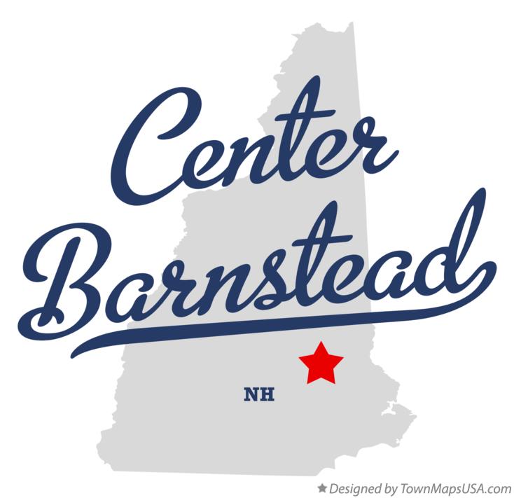 Map of Center Barnstead New Hampshire NH