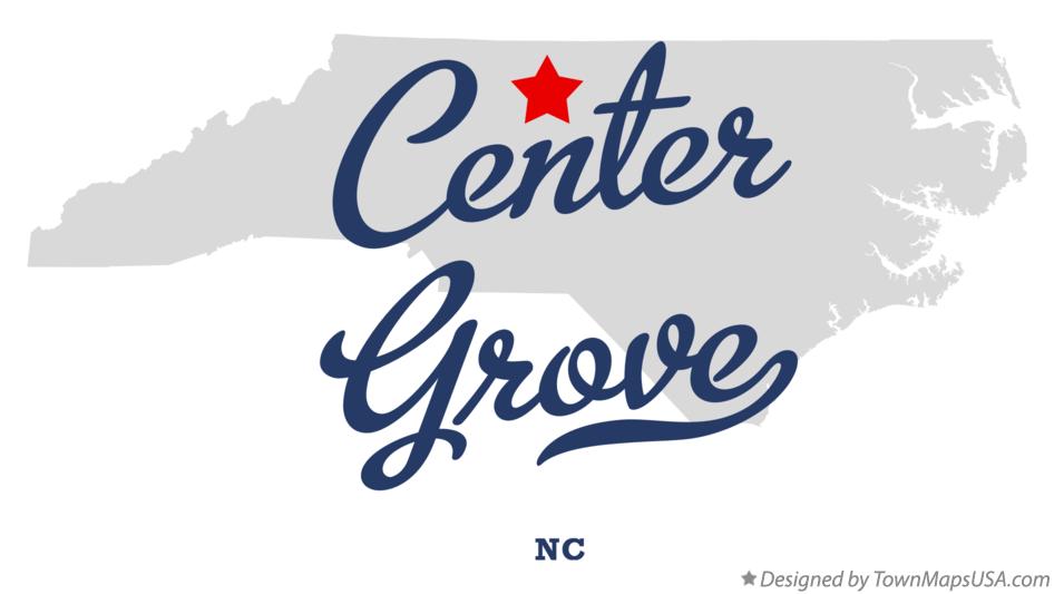 Map of Center Grove North Carolina NC