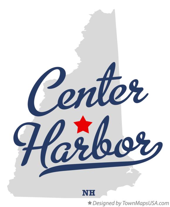 Map of Center Harbor New Hampshire NH