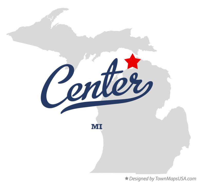 Map of Center Michigan MI