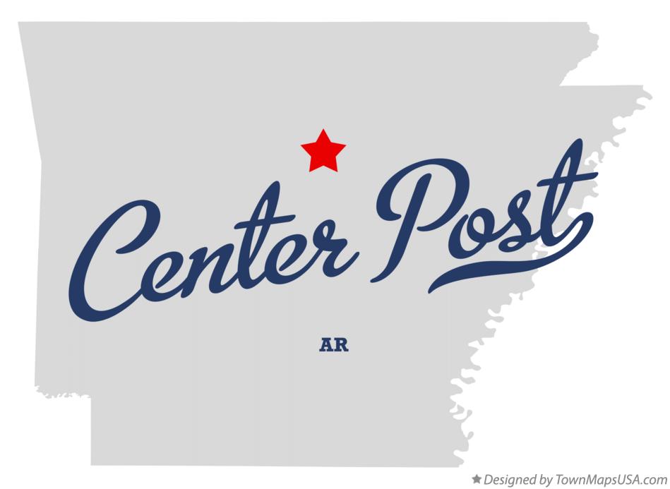 Map of Center Post Arkansas AR