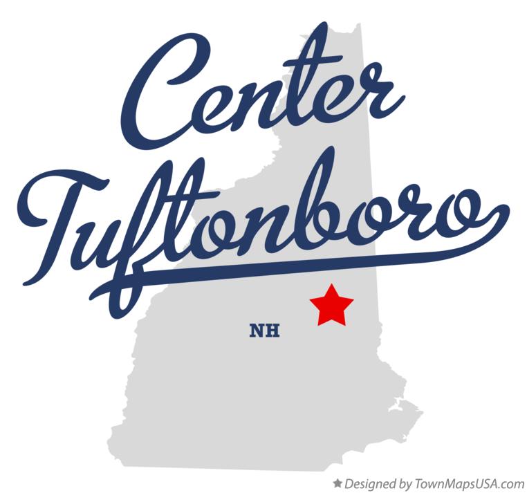 Map of Center Tuftonboro New Hampshire NH