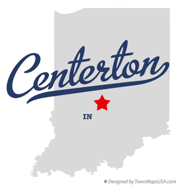 Map of Centerton Indiana IN