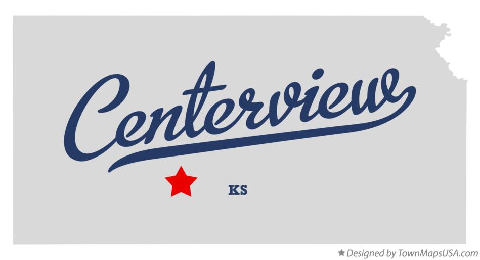 Map of Centerview Kansas KS