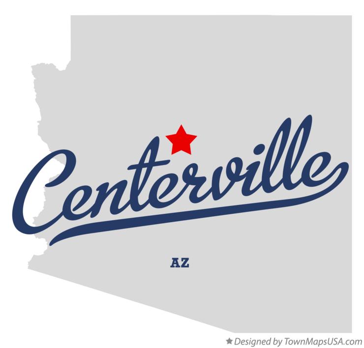 Map of Centerville Arizona AZ