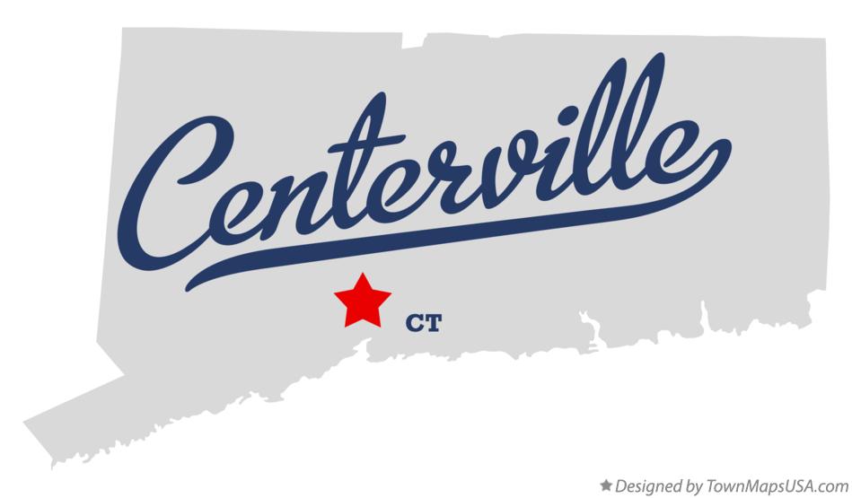 Map of Centerville Connecticut CT