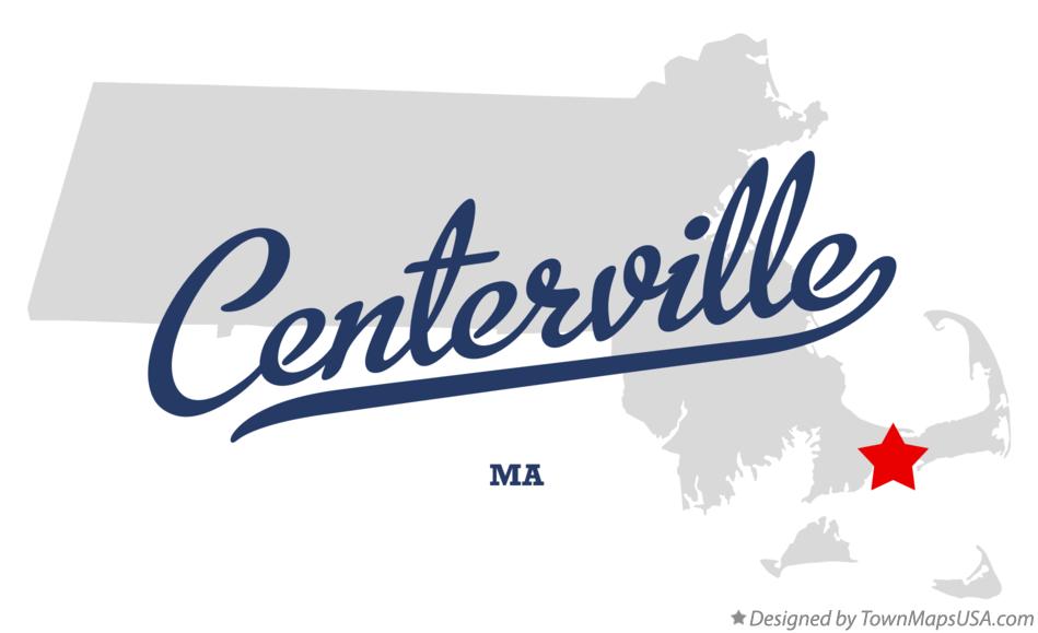 Map of Centerville Massachusetts MA