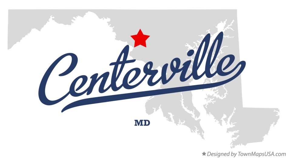 Map of Centerville Maryland MD